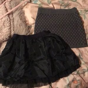 Set of Two Girls Dotted Skirts, Size 8